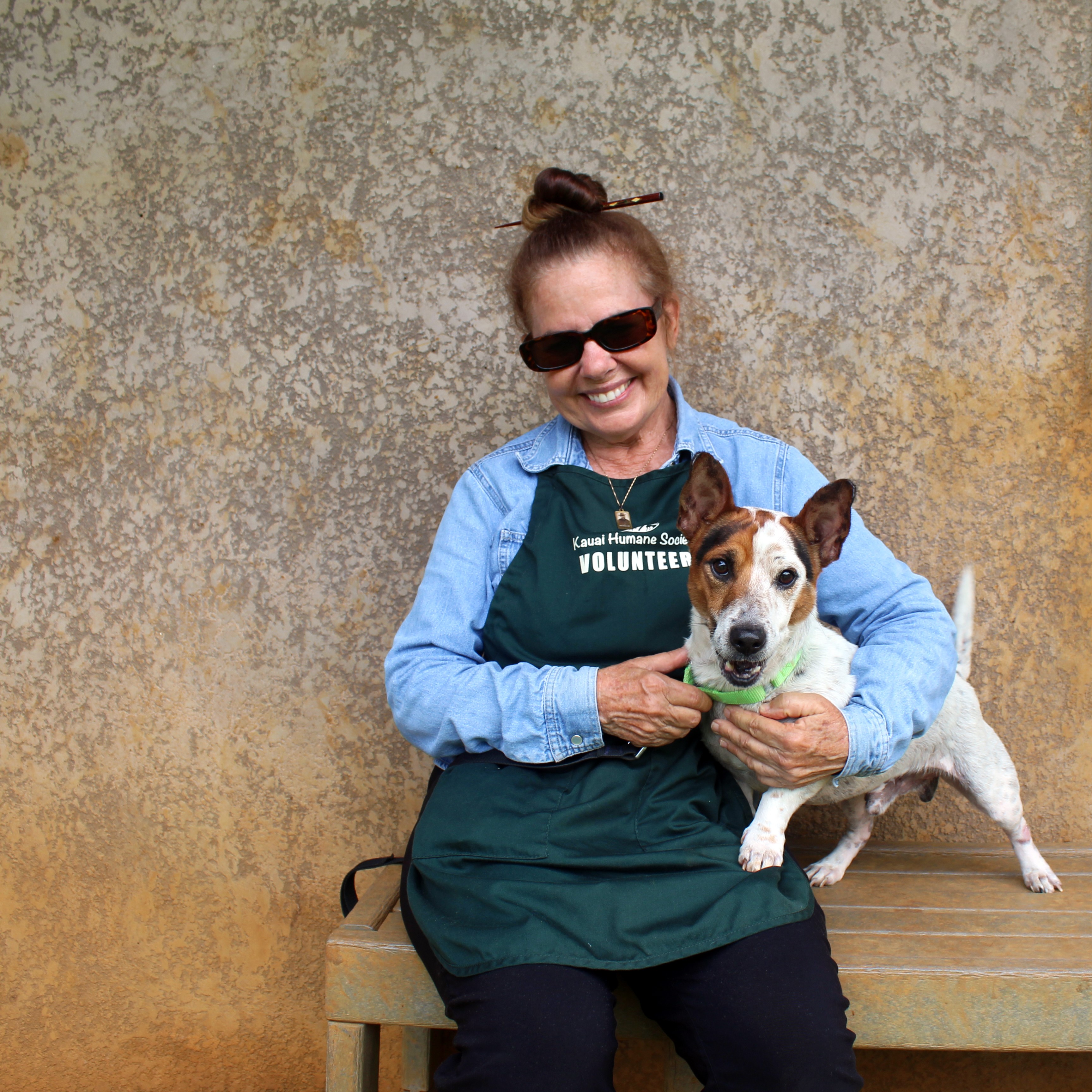 Celia is the Kauai Humane Society's volunteer of the month.